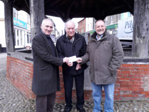 Royal British Legion cheque handover