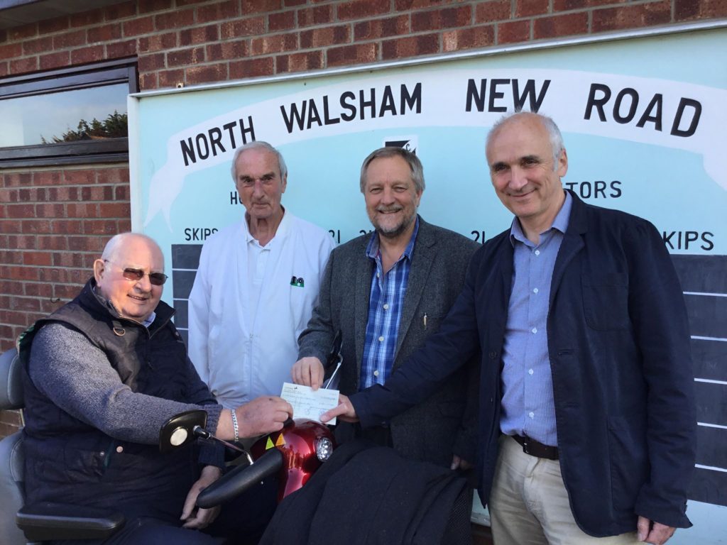 North Walsham New Road Bowls & Snooker Club presentation